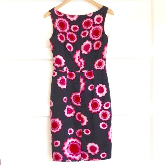 Trina Turk 100% Silk Sleeveless Sheath Dress, Sz 4 - Picture 8 of 8